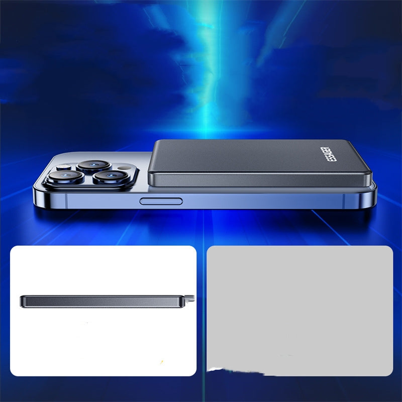 Cross-boundary Magnetic Portable Wireless Charging Power Supply