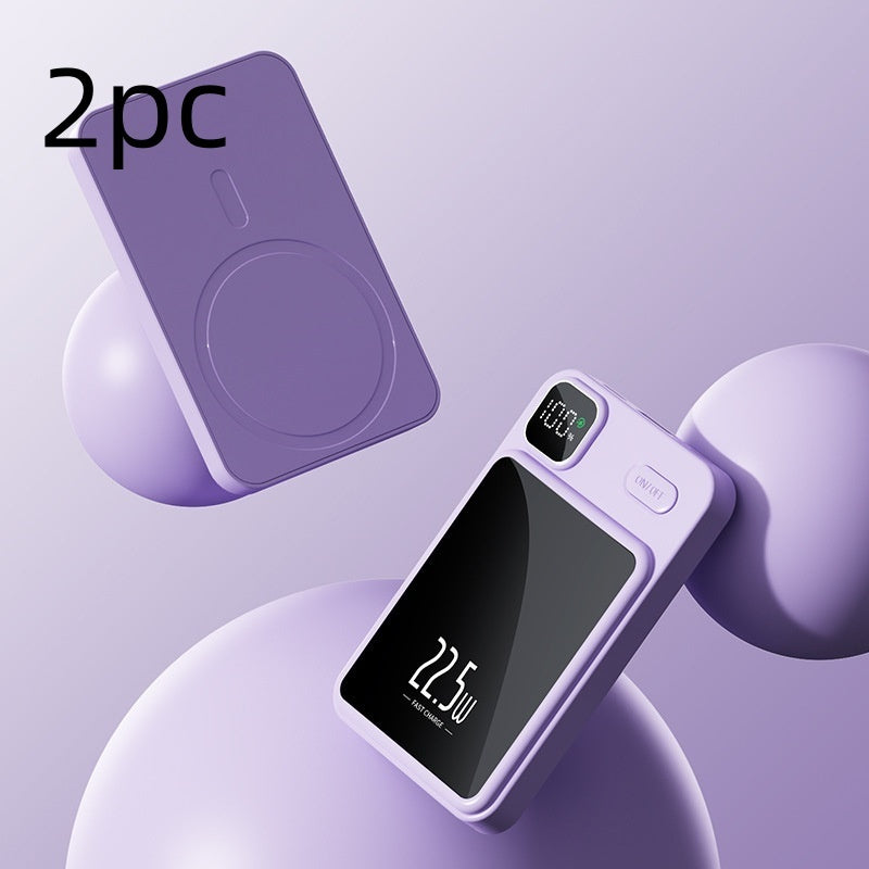 Lightweight Magnetic Wireless 22W Fast Charge Power Bank Charging Mobile Power Supply