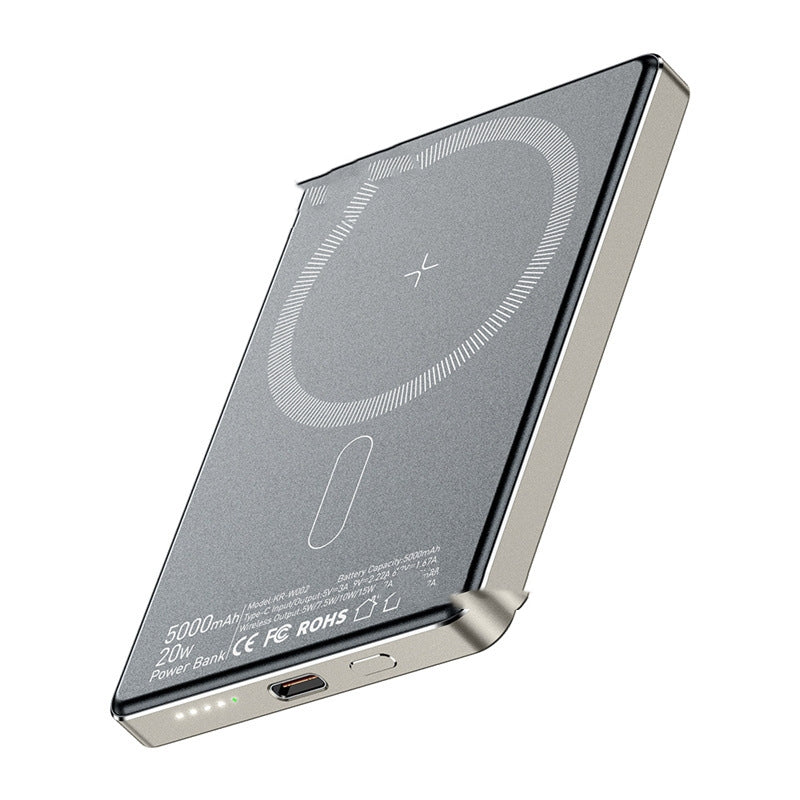 Cross-boundary Magnetic Portable Wireless Charging Power Supply